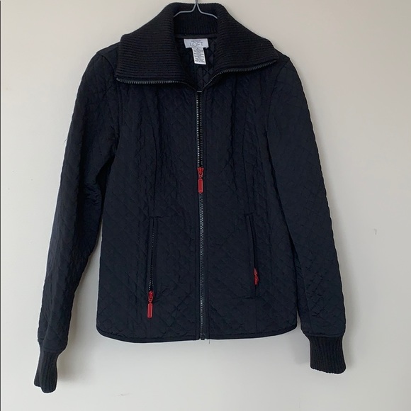 LOFT Jackets & Blazers - LOFT black  bomber jacket size 0